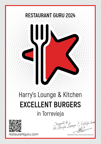 Harry's Lounge & Kitchen - Excellent burgers in Torrevieja