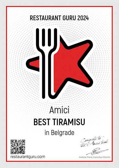 Amici - Best tiramisu in Belgrade