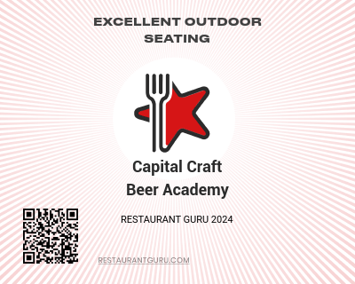 Capital Craft Beer Academy - Excellent outdoor seating in Pretoria